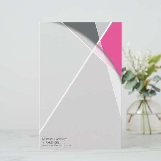 Papeterie Criss Cross Geometry Motif de style (Debout devant)