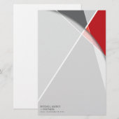 Papeterie Criss Cross Geometry Motif de style  (Devant / Derrière)