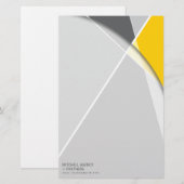 Papeterie Criss Cross Geometry Motif de style (Devant / Derrière)