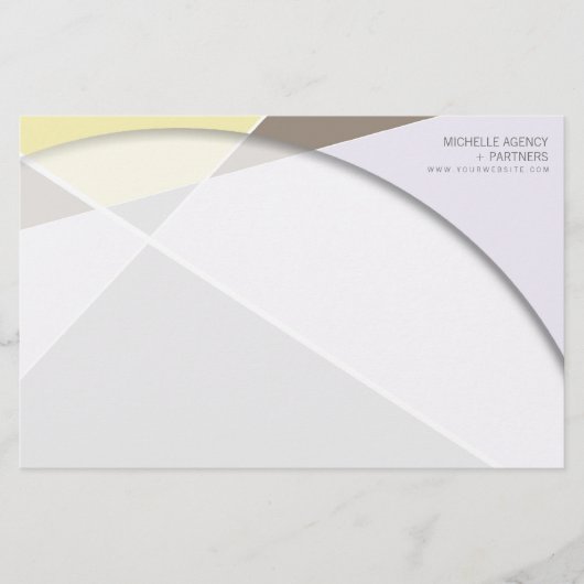 Papeterie Criss Cross Geometry Motif de style  (Devant)