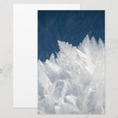 Papeterie Cristaux de glace d'hiver (Devant / Derrière)