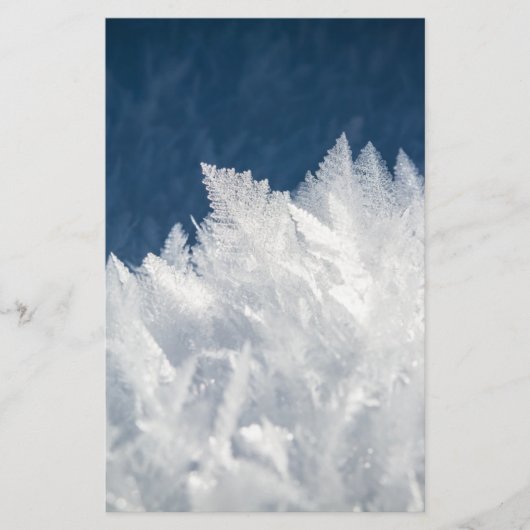 Papeterie Cristaux de glace d'hiver (Devant)