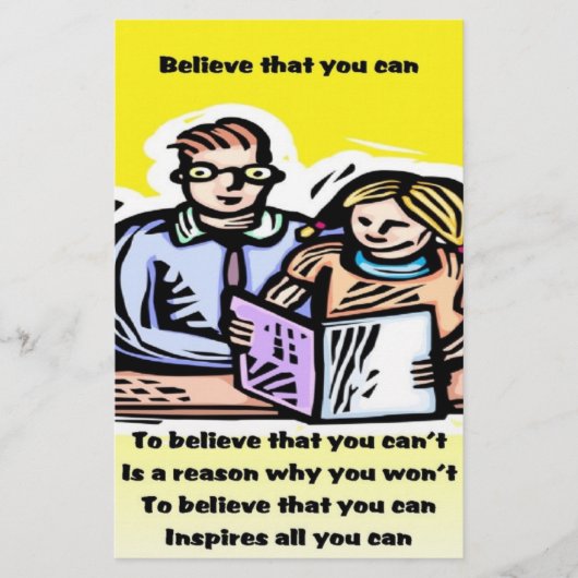 Papeterie Crois que tu peux (Devant)