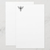 Papeterie Croix chrétienne (Devant / Derrière)