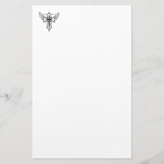 Papeterie Croix chrétienne (Devant)