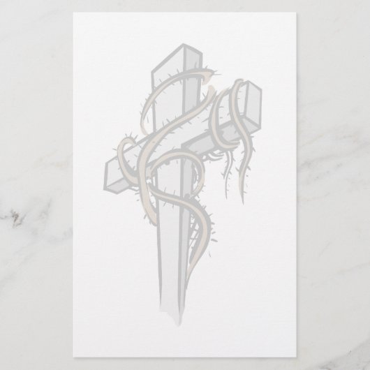 Papeterie Croix chrétienne stationnaire