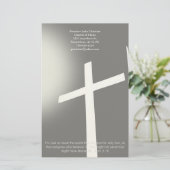 Papeterie Croix chrétienne Stationsur Noir (Debout devant)