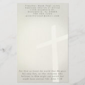 Papeterie Croix chrétienne Stationsur Noir (Devant)