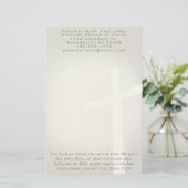 Papeterie Croix chrétienne Stationsur Noir (Debout devant)