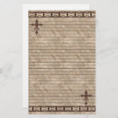 Papeterie Croix de rouille stationnaire (Devant / Derrière)