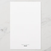 Papeterie Croquet mignon Mallets tirés à la main Preppy Boho (Dos)