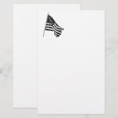 Papeterie Croquis de drapeau américain (Devant / Derrière)