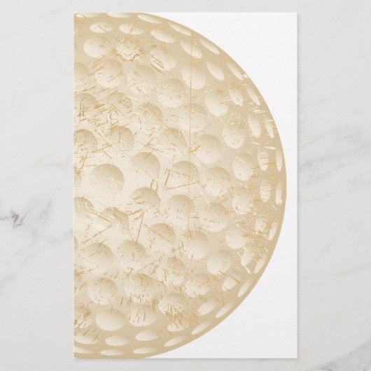 Papeterie cru de boule de golf (Devant)