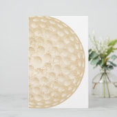 Papeterie cru de boule de golf (Debout devant)