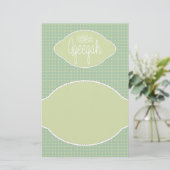 Papeterie Cru vert mou islamique d'Aqeeqah Aqiqah (Debout devant)