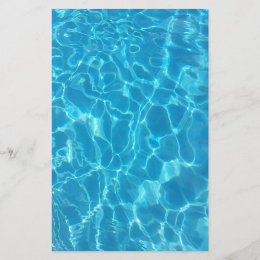 Papeterie Crystal Clear Sky Blue Pool Water (Devant)