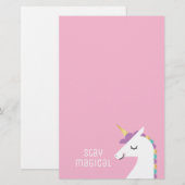 Papeterie Cuisine et moderne Rainbow Unicorn (Devant / Derrière)