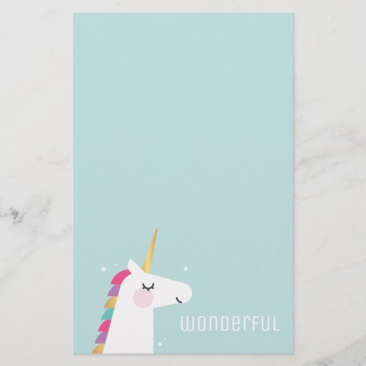 Papeterie Cuisine et moderne Rainbow Unicorn (Devant)