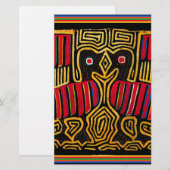Papeterie Cuna Indian Mola Duck Design (Devant / Derrière)