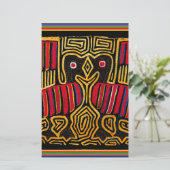 Papeterie Cuna Indian Mola Duck Design (Debout devant)