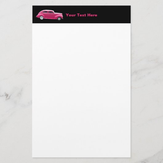 Papeterie Custom 1940 Famous American Make Sedan (Devant)