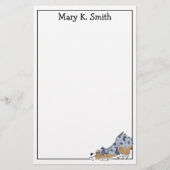 Papeterie Custom Australian Shepherd Cute Dog Art (Devant)