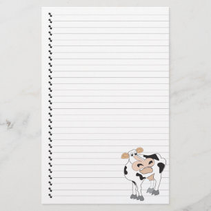 Papeterie Cute Cartoon Vache Lavée Animaux de compagnie Link