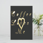 Papeterie Cute Nice et Lovely Café m'aime. (Debout devant)