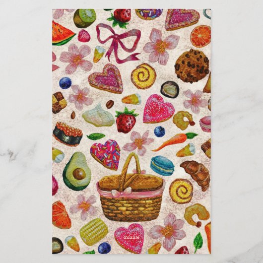 Papeterie Cute Pastry Confections Sweets (Dos)