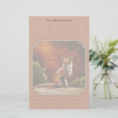 Papeterie Cute Red Fox (Debout devant)