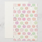 Papeterie Cute retro apple pattern (Devant / Derrière)