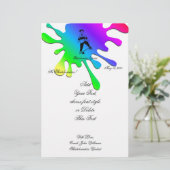 Papeterie Cute Skateboarder Boy Ajouter nom et texte (Debout devant)