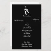 Papeterie Cute Skateboarder Boy Ajouter nom et texte (Devant / Derrière)