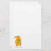 Papeterie Cute Squirrel Happy Camper Stationery de camp d'ét (Devant / Derrière)