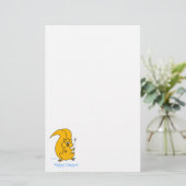 Papeterie Cute Squirrel Happy Camper Stationery de camp d'ét (Debout devant)