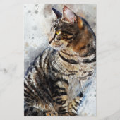 Papeterie Cute Tabby Cat (Devant)