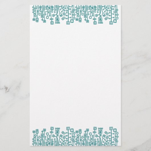 Papeterie Cyber Garden - Ocean Green (Devant)