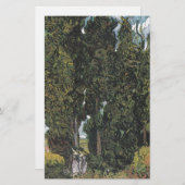 Papeterie Cyprès de Van Gogh (Devant / Derrière)