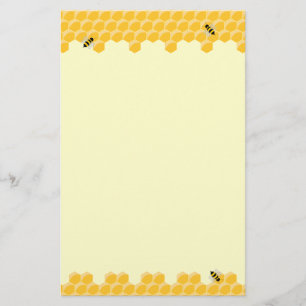 Papeterie d'abeilles et de nid d'abeilles