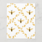 Papeterie d'abeilles miel (Dos)