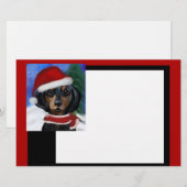 Papeterie Dachshund ou teckel (Devant / Derrière)