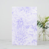 Papeterie Dahlias dans le bleu (Debout devant)