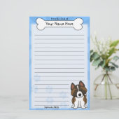 Papeterie d'Akita de Japonais de Kawaii (Debout devant)