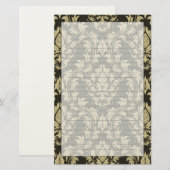 Papeterie Damask arrière - plan (Devant / Derrière)