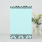 Papeterie DAMASK, bleu (Debout devant)