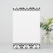 Papeterie DAMASK, noir et blanc (Debout devant)