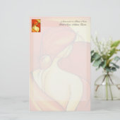 Papeterie Dame De Goût En Orange (Debout devant)