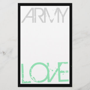 Papeterie d'amour d'armée