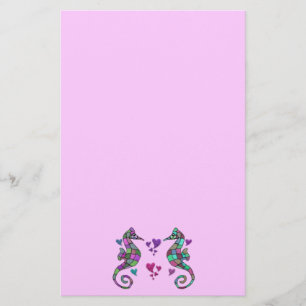 Papeterie d'amour d'hippocampe