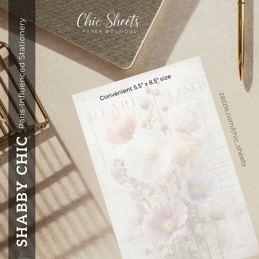 Papeterie dans le style Shabby Chic inspiré de Par